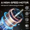 Electric Razor for Men - Foil Shaver for Smooth Shaving, Extra 1 Shaving Head Gift,3 Floating Blade, Supports Wireless and Wired, Mens Razors for Shaving,IPX 7 WaterproofLED Display,Travel Shaver view 2