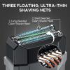Electric Razor for Men - Foil Shaver for Smooth Shaving, Extra 1 Shaving Head Gift,3 Floating Blade, Supports Wireless and Wired, Mens Razors for Shaving,IPX 7 WaterproofLED Display,Travel Shaver view 4