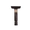 Black Chrome Adjustable Shaving Razor | Premium Shaving by BOSS BERRY Black chrome and matte gold view 1