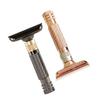 Black Chrome Adjustable Shaving Razor | Premium Shaving by BOSS BERRY Black chrome and matte gold view 4