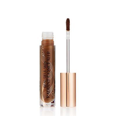 Charlotte Tilbury Beautiful Skin Concealer - Under Eye Concealer & Color Corrector for Dark Circles - Hydrating, Medium-Buildable Coverage with a Radiant, Natural-Looking Finish - 16 Deep
