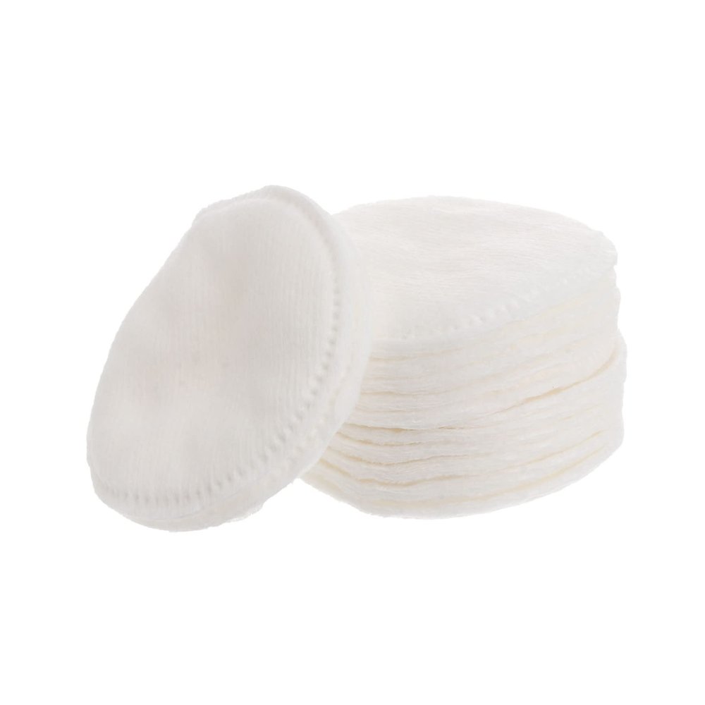PLAFOPE 300 Pcs Thickened Three Layer Cotton Rounds Facial Cotton Pads for Makeup Removal Skin Care Disposable Soft Odorless Pads Lint and Skin Friendly