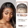 Sensationnel Bare Lace 13X6 Wigs - Unit 19 Lacefrontal Glueless Synthetic 180 Degree Preplucked Hairline (1B OFFBLACK) view 3