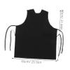 ABOOFAN Sleeveless V Neck Barber Apron with Mesh Back for Salon Hairdresser Protective Workwear with Front Pockets Lightweight Grooming Vest for Hair Stylists and Barbers view 2