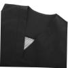 ABOOFAN Sleeveless V Neck Barber Apron with Mesh Back for Salon Hairdresser Protective Workwear with Front Pockets Lightweight Grooming Vest for Hair Stylists and Barbers view 3