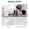 PRETYZOOM 4PCS Transparent Empty Pump Bottles for Lotion Shampoo Liquid Dispenser Travel Friendly Lightweight Pet Containers with Random Silver Ring White Pumps view 3