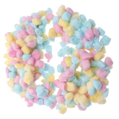 Beaupretty Colored Cotton Balls for Newborns and Boy Girl Soft Absorbent Makeup Cotton Balls for Face Cleansing Multi Purpose in Pink Gentle Skin for Crafts and Pet Use