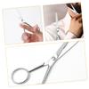 NOLITOY Slip Beard Trimming Scissors for Men Toothed Stainless Steel Grooming Tool Precise Hair Cutting Durable and Reliable for Detailed Facial Hair Care view 2