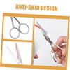 NOLITOY Slip Beard Trimming Scissors for Men Toothed Stainless Steel Grooming Tool Precise Hair Cutting Durable and Reliable for Detailed Facial Hair Care view 4