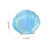 ETHZZLE 2Pcs Compact Double Sided Shell Shaped Makeup Mirror Portable Folding Cosmetic Mirrors for Women Travel Gift with Polished Smooth Finish view 2