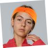 SHERCHPRY Elastic Soft Turban Head Wrap for Women Breathable Lightweight Hair Band with Knot Twist Sweat Absorbing Orange Cloth Headband for Party Dancing and Daily Styling view 4