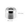 MUCKLILY 2pcs Aluminum Alloy Razor Holder Stand for Bathroom Shaving Durable Sturdy Base with Wide Opening Compact Shave Brush Holder for Organized Washroom Countertops view 2