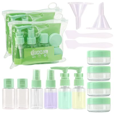 7 Pack Mini Travel Bottles for Toiletries, Travel Size Containers for Shampoo and Conditioner, Refillable & Leakproof Travel shampoo and conditioner bottles