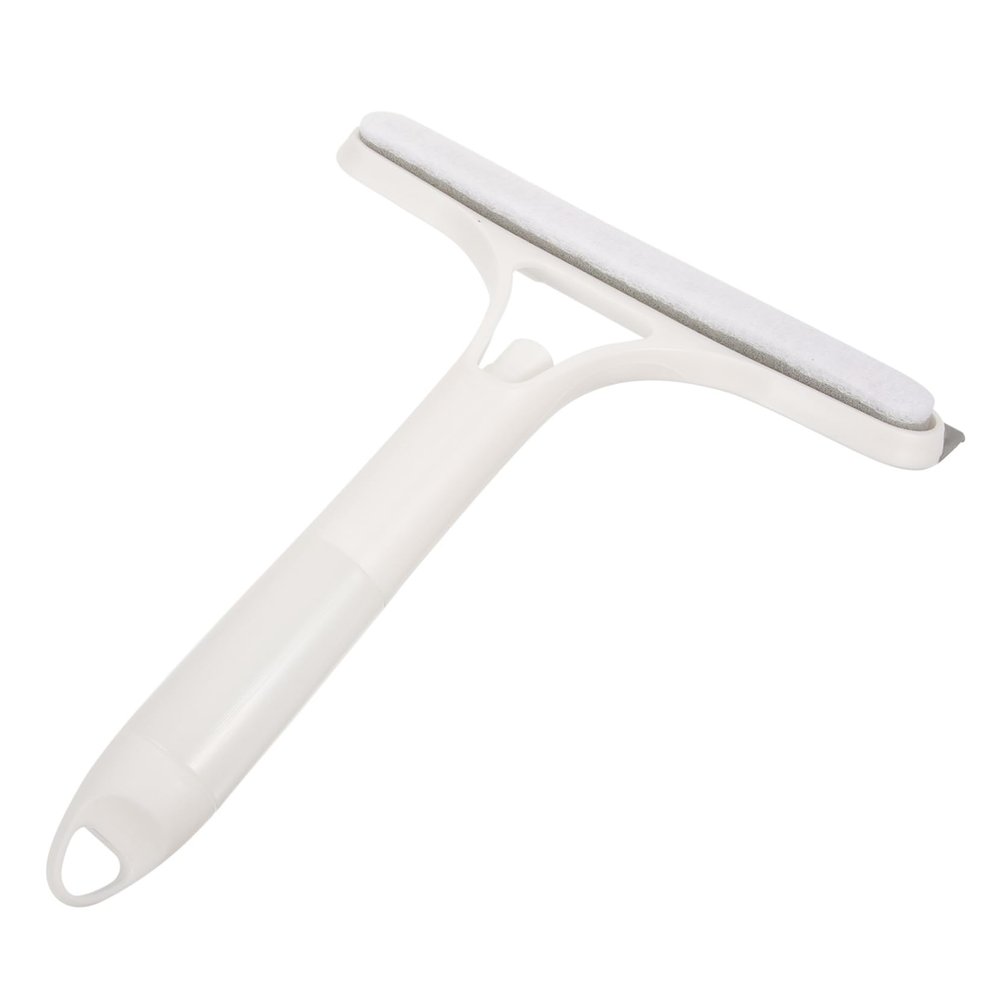 Shower Squeegee,Window Squeegee with Dual Sided Sponge Portable Cleaning Tool for Glass Doors Car Windows Mirrors Shower Screens Durable Design for Effortless Water Removal
