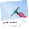 Shower Squeegee,Window Squeegee with Dual Sided Sponge Portable Cleaning Tool for Glass Doors Car Windows Mirrors Shower Screens Durable Design for Effortless Water Removal view 3