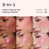 Color Nymph 3-IN-1 Face Palette, Ultra-Smoothy Creamy Blush Highlighter Bronzer Palette, Matte & Shimmer & Long-Lasting, Travel-Friendly Makeup Kits | Vegan & Cruelty-Free - Combo view 4