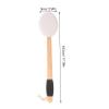 HONMEET Ergonomic Long Handle Bath Brush for Shower with Back Scrubber Gentle Exfoliating Body Scrub Brush for Deep Skin Cleaning and Massage Comfortable Grip for Hard to Reach Areas view 2