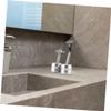 BEBEMOKO 2pcs Aluminum Alloy Razor Holder Stand for Shaver Storage Compact Safety Shaving Base for Bathroom Countertop Easy Clean Durable Razor Storage Holder for Home Use view 4