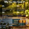 Ayurvedic Face Pack for Acne & Tan Removal | Herbal De-Tan Face Mask with Neem, Haldi & Licorice | Reduces Pimples, Dark Spots & Excess Oil | Glowing Skin for Men & Women | 8 Natural Herbs, 50ml view 2