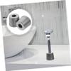 Beatifufu 2pcs Aluminum Razor Stand with Wear Resistant Slip Resistant Base Small Desktop Razor Holder for Bathroom Countertops Lightweight Portable Storage for Shaving view 3