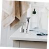 PAMINGONO 2pcs Aluminum Alloy Razor Stand for Bathroom Sturdy Non Slip Base Shaver Holder Portable Household Shaving Brush Holder for Organized Washroom Countertops view 3