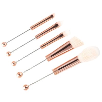 5X Eye Makeup Brush Set Professional Cosmetic Brushes for Adults Angled Eyebrow Brush Set