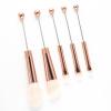 5X Eye Makeup Brush Set Professional Cosmetic Brushes for Adults Angled Eyebrow Brush Set view 3