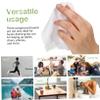 SHERCHPRY 100pcs Disposable Compressed Face Towels Cotton Travel Washcloths Individually Wrapped for Facial Cleansing Camping Compact Convenient Moisture Absorbing Portable view 4