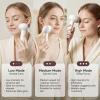 Bidirectional Rotation Facial Cleansing Brush for Women,Rechargeable Waterproof Face Exfoliator Brush for Deep Cleansing,Women Mom Her Valentine's Day Gifts view 3
