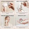 Bidirectional Rotation Facial Cleansing Brush for Women,Rechargeable Waterproof Face Exfoliator Brush for Deep Cleansing,Women Mom Her Valentine's Day Gifts view 4