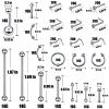 Body Septum Piercing Jewelry, 14G 16G Nose Tongue Lip Ear Eyebrow Belly Button Cartilage Tragus Industrial Barbell Helix Daith Body Jewelry with Piercing Needles (Silvery- 61 Piece Set) view 4