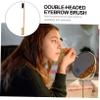 Healvian Double Headed Eyebrow Comb Brush for Women and Men Portable Lightweight Dual Ended Brow Grooming Tool for Precise Trimming and Makeup Birthday Christmas and Holidays view 4