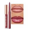 Hyesamyo Dark Red Lip Liner Waterproof Lip Kit With Lip Liner and Gloss Long Lasting Pluming Smudge proof Highly Pigmented Lip Liner Set with Lipgloss (12# Dark Red) view 1