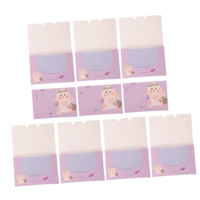 FRCOLOR 10 Boxes Facial Oil Blotting Paper Ultra Thin Absorbing for Oily Skin Care Makeup Removal Portable Facial Tissues for Men and Women Oil Control for Office Travel Use