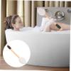 Anneome Long Handle Bath Brush for Gentle Exfoliating and Deep Skin Massage Ergonomic Back Scrubber for Hard to Reach Areas Non Slip Grip Bathroom Shower Brush for Elderly and Daily Use view 3