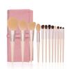 12 Pcs Makeup Brush Set Super Soft Animal Hair Powder Brush Horse Hair Eye Shadow Brush Makeup Tool view 1