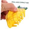 AUTSUPPL Small Pineapple Hair Claw Clip for Women Compact Acetic Acid Fruit Shaped Claw Clip for Various Hairstyles and Everyday Use view 3