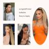 2 Packs Long Braided Ponytail Extensions with Hair Ties Natural Soft Synthetic Hair Piece for Black Women Straight Wrap Around Hair Extensions Ponytail (12#, 24 Inch (Pack of 2)) view 3
