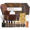 Christmas Gifts for Men, 30 Pcs Men Sandalwood Beard Grooming Set, Facial Skin Care Set, Bath & Body Gift Kit, Face Cleanser, Bath Bomb, Serum, Birthday, Valentines, Father Day, Husband, Holiday view 1