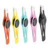 Baluue 5pcs Stainless Steel Eyebrow Tweezers Non Slip Grip Removal Tools for Women Eyebrow Grooming and Styling Portable Travel Kit view 1
