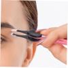 Baluue 5pcs Stainless Steel Eyebrow Tweezers Non Slip Grip Removal Tools for Women Eyebrow Grooming and Styling Portable Travel Kit view 3
