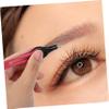 DECHOUS 5pcs Stainless Steel Eyebrow Tweezers with Hair Cutting Scissors Durable Non Slip Grip Eyebrow Grooming Tools for Women Portable Facial Hair Trimming and Styling view 4