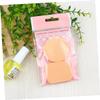 BEBEMOKO 2pcs Round Makeup Sponges Dry Wet Use Face Powder Puff Soft Cosmetic Sponge for Salon Home Travel Application view 2