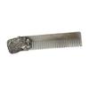 HONMEET Vintage Stainless Steel Beard Comb for Men Static and Rust Resistant Mini Mustache Pocket Comb Durable Grooming Tool for Beard and Hair Care view 1