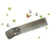 HONMEET Vintage Stainless Steel Beard Comb for Men Static and Rust Resistant Mini Mustache Pocket Comb Durable Grooming Tool for Beard and Hair Care view 3