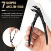 2026 Toenail Clippers for Thick Toenails for Seniors, Upgraded Long Handled Wide Opening Toe Nail Clippers for Thick Nails for Elderly view 3