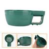 FOMIYES Deep Plastic Shaving Soap Bowl for Men Large Capacity Foaming Container with Stable Design and Comfortable Grip Durable and Portable Wet Shave Mug for Home and Travel Use Green view 4