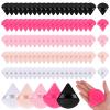 150Pcs Triangle Powder Puffs Soft Velour Makeup Puffs for Loose Powder Wet and Dry Use Cosmetic Foundation Tools (5 Colors) view 1