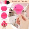 150Pcs Triangle Powder Puffs Soft Velour Makeup Puffs for Loose Powder Wet and Dry Use Cosmetic Foundation Tools (5 Colors) view 3