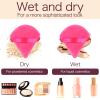 150Pcs Triangle Powder Puffs Soft Velour Makeup Puffs for Loose Powder Wet and Dry Use Cosmetic Foundation Tools (5 Colors) view 4